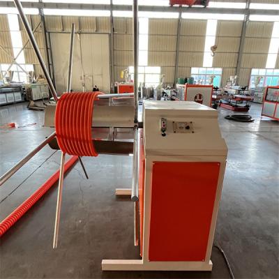 China Hitachi Inverter PE PP PVC Single Wall Corrugated Pipe Making Machine Line for sale