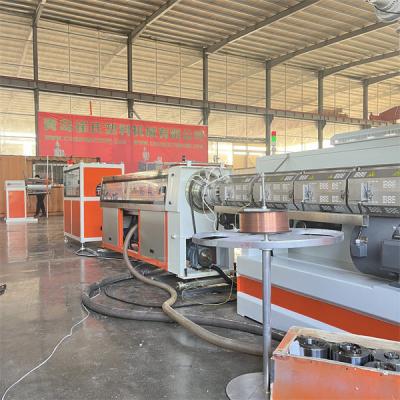 China Single Screw Corrugated Pipe Extrusion Line For PP / LDPE for sale