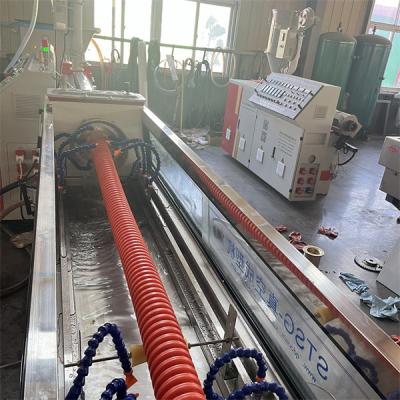 China Fully Automatic Single Wall PE Spiral Pipe Extruder For 30 50 80 100 125 160mm 100m/Roll for sale