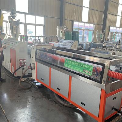 China 16-300mm Single Or Double Wall Spiral Pipe Extrusion Line Fully Automatic for sale