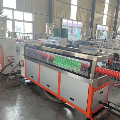 China Corrugated Pipe Making Machine Corrugated Conduit Extrusion Line For HDPE PP LDPE Single Wall for sale