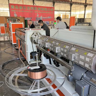 China 0.6-3m/Min Single Screw Extruder Corrugated Pipe Extrusion System for sale