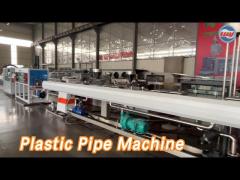 PE / PVC Plastic Pipe Machine Extruder 160kw 380V High Speed