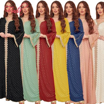 China FUDA AB68 Abaya Anti-Static Wear Dress Modest Modestity Open With Sexy Inner Dress Clothing Islamic Women's Dresses for sale