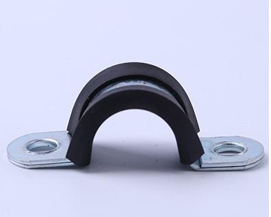 China U Type Special Hose Clamps Rubber Lined Pipe Brackets For Pipelines Cables for sale