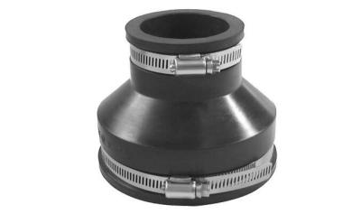 China Flexible Rubber  No Hub Coupling / Reducess No Hub Band Coupling for sale