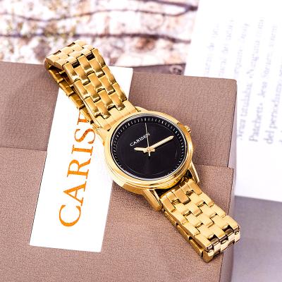 China Luxury Carisen Stainless Steel Minimalist Bezel Women Japan Quartz Classic Watches Water Resistant Waterproof Custom Logo Ladies Watches for sale