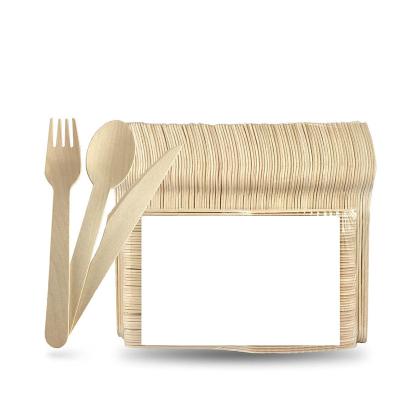 China Free Samples High Quality Mechanical Automation Wholesale Wooden Cutlery Kit Cutlery Set Christmas Custom 16Cm for sale