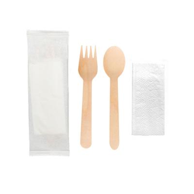 China 100% Automation Mechanical Cutlery All-Natural Wooden Spoon Fork And 140mm Disposable Tableware 160mm With Logo for sale