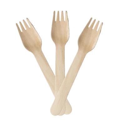 China China Supplier Disposable Biodegradable Compostable Wooden Fork Bulk for sale