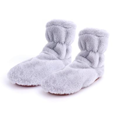 China Pain Relief Heated Warm Cold Deep Penetrating Microwavable Foot Booties Wrap Warmer for sale