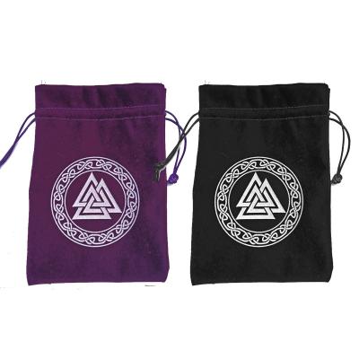 China Tarot Card Protect Popular Thick Velvet Cotton Tarot Deck Bag Divination Cards Tarot Card Storage Bag Tarot Bags for sale