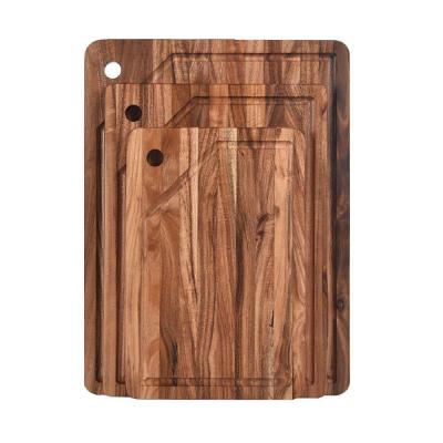 China Sustainable wooden cutting board of black walnut, serving bread, steak for sale