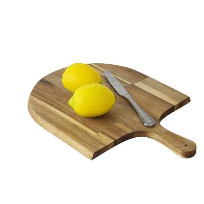 China Amazon Sustainable Frontier Acacia Cutting Board Pizza Crust, Serving Platter, Cheese and Wooden Cutting Board with Handle for sale