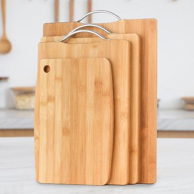 China 4 Pack Disposable Bamboo Wooden Cutting Board for Cutting Meat Vegetable Fruit for sale