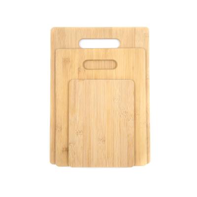 China 3 Pack Disposable Bamboo Wooden Cutting Board for Cutting Meat Vegetable Fruit for sale