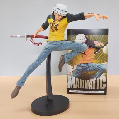 China Cartoon Toy One Piece Model Dolls Toy Wholesale PVC Action Numbers Trafalgar Law Anime Figure With Gift Box for sale