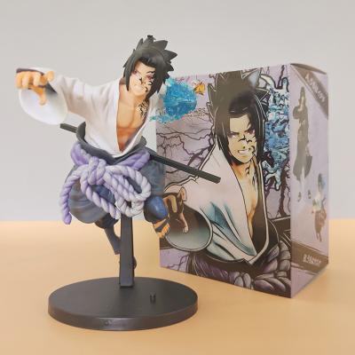 China Comic Toy Wholesale Japan Anime Action figure Model Doll Collection Toy Chidori Uchiha Sasuke Narutos PVC Figures for sale