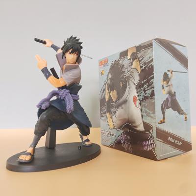 China Toy Manufacturer Narutos Anime Shippuden Cartoon Action Number GK Sasuke Uchiha Model Toy Collectible PVC Figure for sale