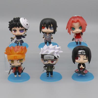 China Toy Japanese Anime Cheap Wholesale Anime Figure Narutos Action Numbers Cartoon Uchiha Itachi Sasuke Madara for sale