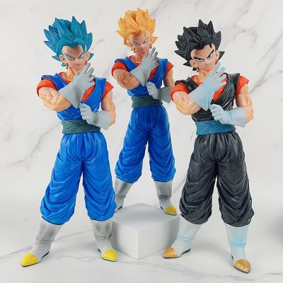 China Wholesale Large Size Toy 33cm Son Goku Vegeta Gogeta Action Figures Toy Figures Japanese Anime Super Saiyan Cartoon for sale