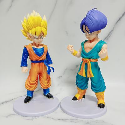 China Blue Dragon Ball Hair Goku Vegeta Gogeta Figure Model Toy Boxed Toy High Quality Anime Cartoon Action Figures for sale