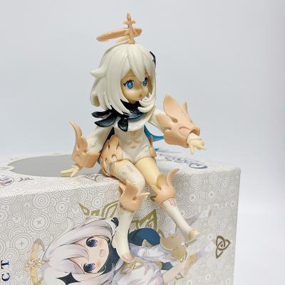 China Eco-friendly PVC Impact Anime Action Figures Toy Model Cute PVC Game Cosplay Character Paimen Genshin Materia for sale