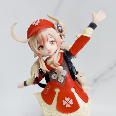 China Eco-Friendly Klee Anime Action Figure Collectible Model Doll Toy Genshin Impact PVC Materia 16cm Genshin Impact Paimon for sale