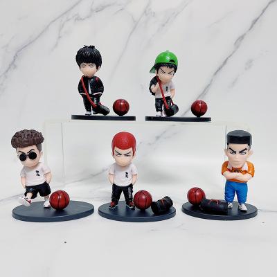 China Cartoon Toy Japanese Anime SLAM DUNK Action Number Hanamichi Sakuragi PVC Figure Basketball Player Action Figure for sale