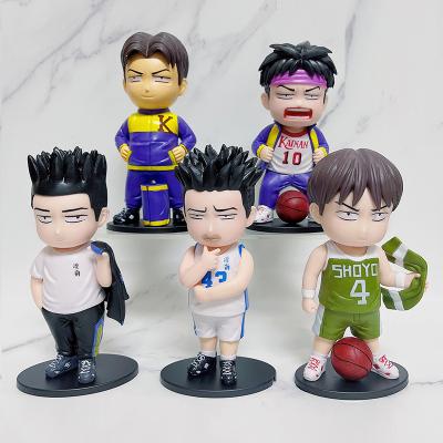 China Cartoon Anime Toy SNAP DIP Sakuragi Akagi Rukawa Mitsui Action Number PVC Collectible Model Toy For Gifts for sale