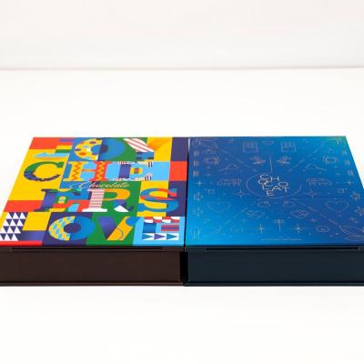 China Recycled Materials New Arrival Modern Boxes Hardcover Book Form With Magnet Paper Boxes For Chocolate for sale