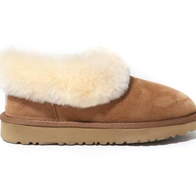 China CUSHIONING Autumn Winter Sheepskin Slippers Wholesale Loafers Shoes Women's Fur Shoes Mid Fur Shoes 2021 for sale