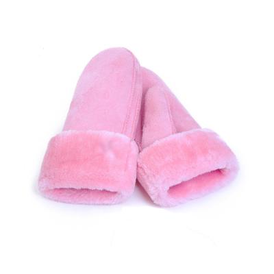 China Fashion Breathable Comfortable Mittens Warm Merino Sheepskin Gloves for sale