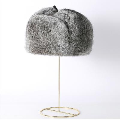 China breathable & Winter Ushanka Style Winter Shearling Shearling Earflaps Raincoat Russian Australian Women Men's Russian Trapper Hat for sale