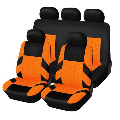 China Car Washable Orange Seat Covers Truck Universal Auto Set For Renault Megane 2 3 4 Head Cloth Clio Captur Koleos Laguna Kadjar Scenic for sale