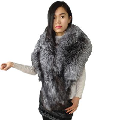 China 2022 Winter Really Warm 160cm Long Fox Shawl Fox Fur Women's Scarf Really Long for sale