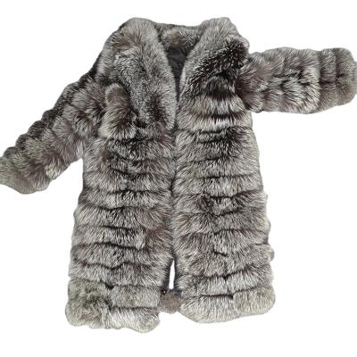 China Real Fox Natural Fur Sustainable Fur Women's Fur Coat Custom Made ODM for sale