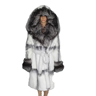 China LEXUS Rex Rabbit Fur Fur Coat Real Viable Natural Women Female Fox Hat Brim for sale