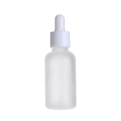 China 5ml Cosmetic 10ml 15ml 20ml 30ml 50ml 100ml Frosted Glass Essential Oil Bottles Empty Glass Bottle for sale