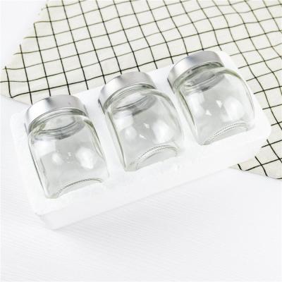 China Gift & Home Craft Kitchen Storage Glass Bottles 180ml Ingredient Storage Bottle Jars for sale