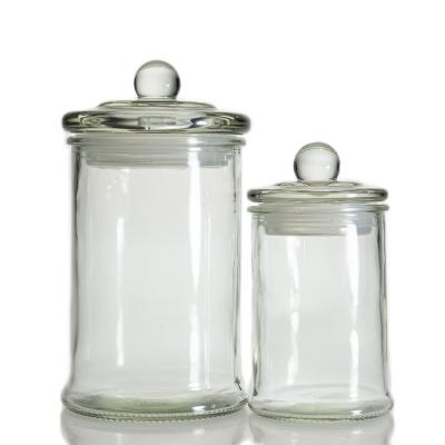 China Food Supplier Food Storage Jar 350ml Round Cup Candle Glass Jar for sale