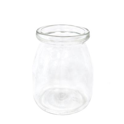 China Beverage Wholsales 100ml Transparent Glass Small Food Storage Containers for sale