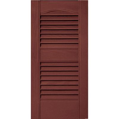 China Traditional Factory Paintable Exterior Louvered Shutters for sale