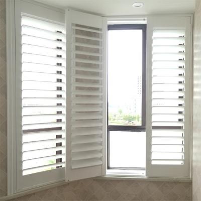 China Eco-friendly Wholesale Cheap Exterior Window Shutters Vinyl Plantation Shutter for sale