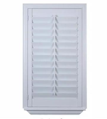 China Modern Design Waterproof PVC Plantation Shutters For Window And Shutter Door for sale