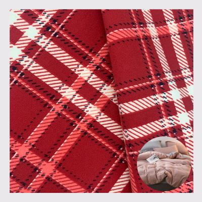 China Good Reputation Supplier Shoes Textile Stain Knit Fabric Breathable Home Tear-Resistant 100% Polyester Brushed Fabric For Bed for sale