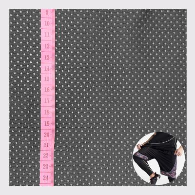 China Waterproof Backing Customized Services Functional Elastane Brushed Mesh Waterproof Recycled Rib 100% Polyester Fabric For Sportswear for sale