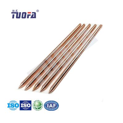 China Stee Earth Rod Copper Clad Copper Galvanized Steel for sale