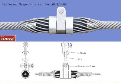 China 7.3-12.5mm Aerial Cable Line Suspension Clamp For ADSS for sale