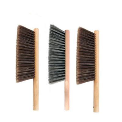 China Durable Hot Selling Long Handle Household Wooden Cleaning Brush With Soft Fiber Dusting Brush for sale